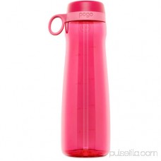 Pogo BPA-Free Plastic Water Bottle with Flip Straw 556107611
